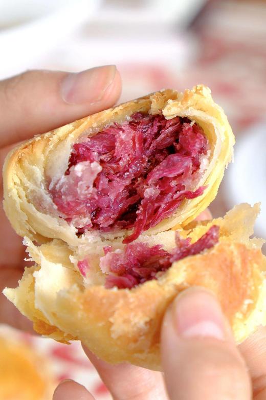 【分仓直发包邮】八分玫瑰-现烤鲜花饼50g*8枚 商品图3