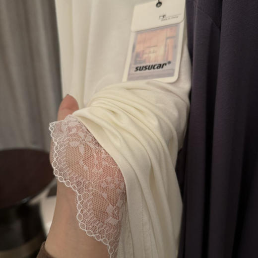 susu蕾丝竹节棉（锁 商品图3