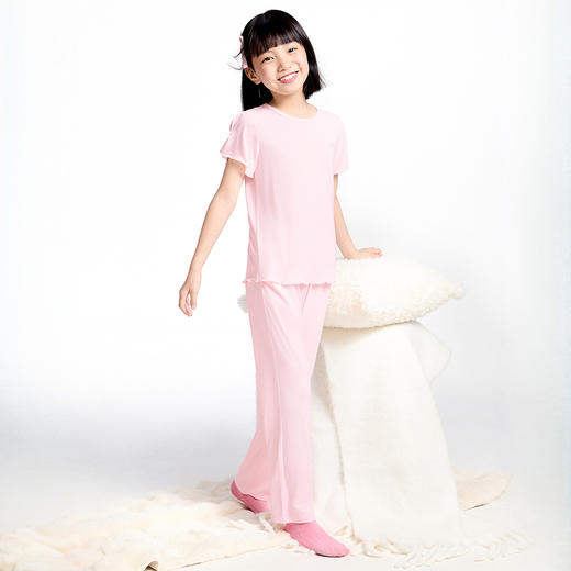 女童7A抗菌家居服套装夏季新款安奈儿童装实体店同款JG521703 商品图5