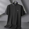 【冰丝】【DDP】大依优型大码拼接短袖POLO衫弹力翻领商务休闲透气半袖夏季上衣 商品缩略图6