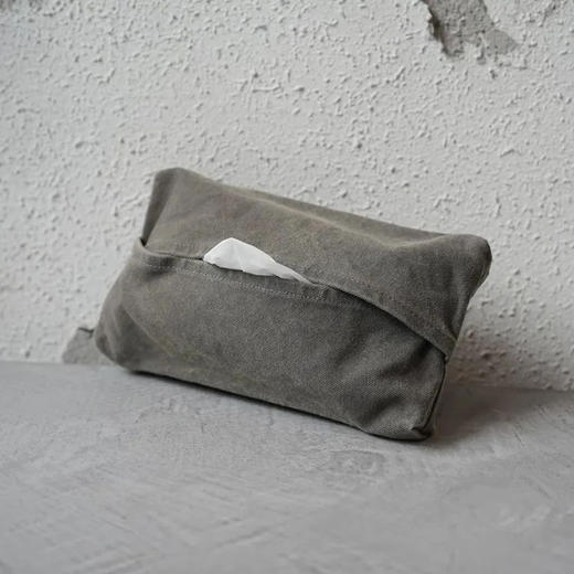 hobo TISSUE HOLDER HEAVY CANVAS日本特制染色6号厚质帆布纸巾盒 商品图2