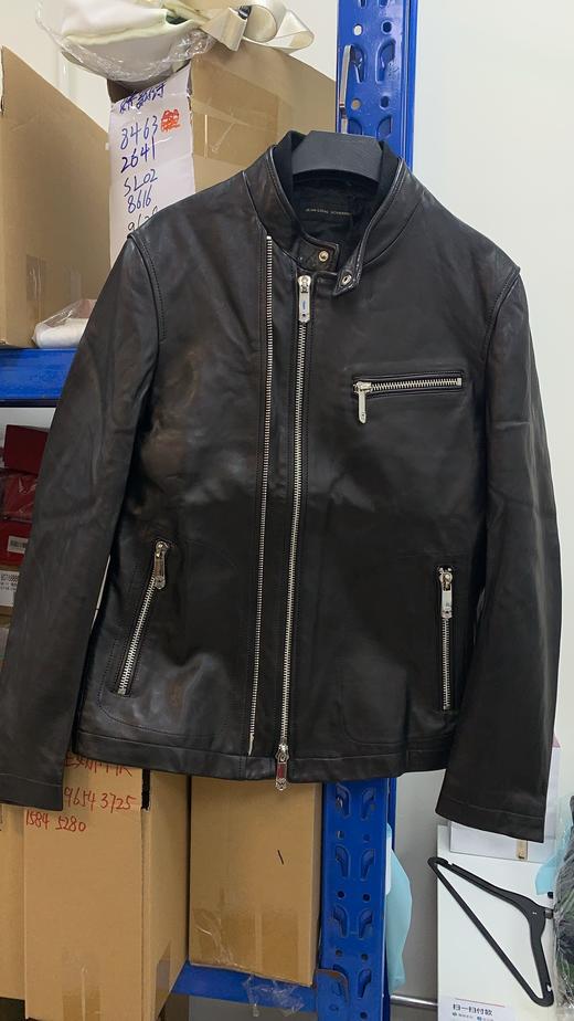 6926324806606    让.路易.雪莱JEAN-LOUIS  SCHERRER  秋冬新品潮流时尚挺括有型保暖男士皮衣  尺码46【瑕疵看图】 商品图3