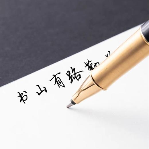 PARKER派克IM金典丽雅金夹宝珠笔 签字笔礼盒 商务高端档次礼物中性笔水笔 黑色 1支 商品图4