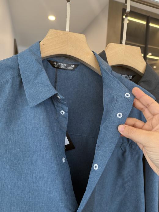 点此购买 始祖鸟春秋季男士梭织商务休闲速干衬衫衬衣 bk 311172 商品图12