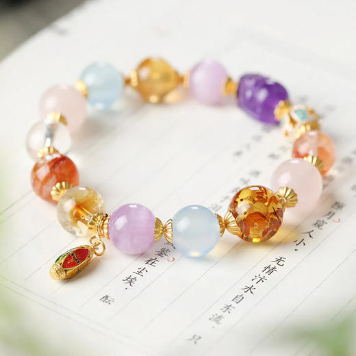 【手串】霞光织梦水晶多宝手串 商品图3