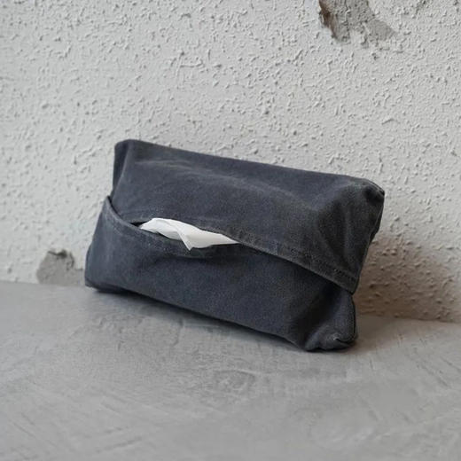 hobo TISSUE HOLDER HEAVY CANVAS日本特制染色6号厚质帆布纸巾盒 商品图1