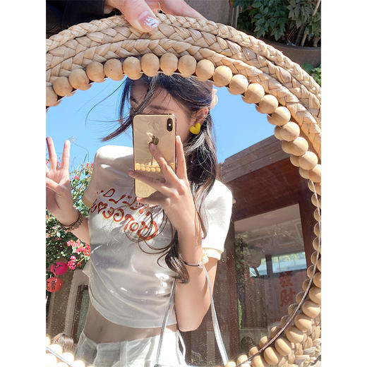 <曾小咸推荐>现货秒杀！最后一波 ！抢到赚到！设计感黄色边红色字母印花 日常99.99 立减50 秒杀49.99！ 商品图2