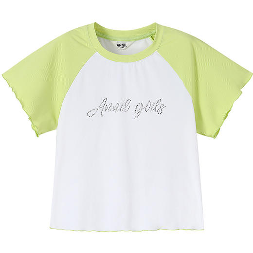 女童短袖针织衫夏季新款安奈儿童装实体店同款AG521653 商品图10