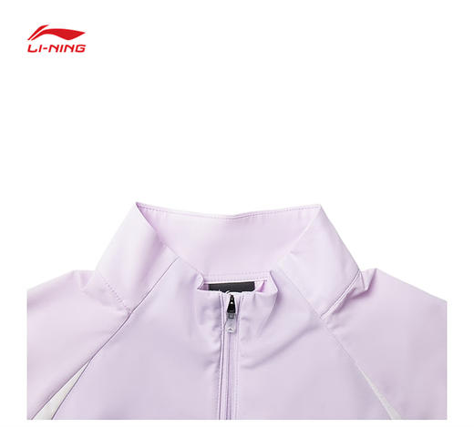 【S-2XL断码】李宁（lining）女子日常跑跑步休闲运动风衣白色AFDV042【库存有限，如无货将做退款，介意慎拍！】 商品图2
