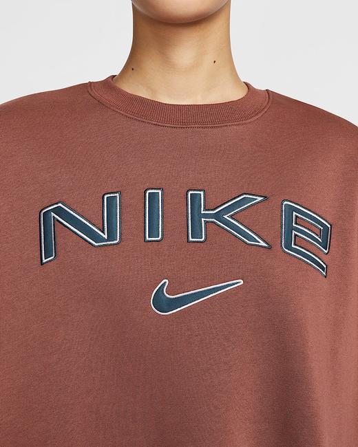 Nike 耐克Sportswear Phoenix Fleece 女子 Oversize 风加绒圆领标志运动衫FV7675-218 商品图3