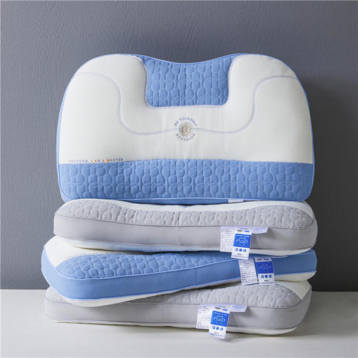 自然醒4D乳胶护颈小圆枕倍护工学枕头护颈椎助睡眠侧睡枕家用成人单人枕芯学生宿舍枕XK 商品图0