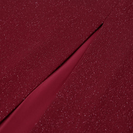 QF805斯尔丽2025新款喜妈妈商场同款宴会改良拼接蕾丝旗袍烫钻连衣裙 商品图8