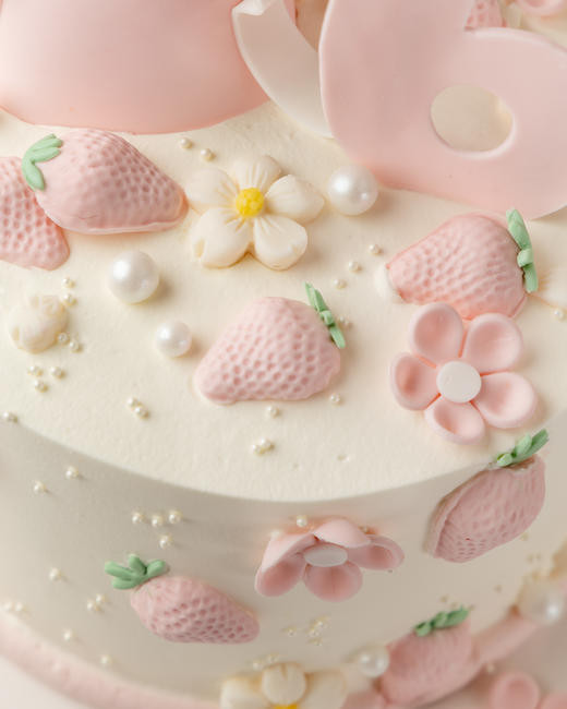 草莓礼帽公主蛋糕（数字可改） 商品图3