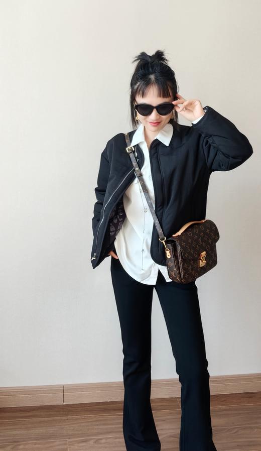 白百合同款腰果花内衬简约小棉袄 商品图3