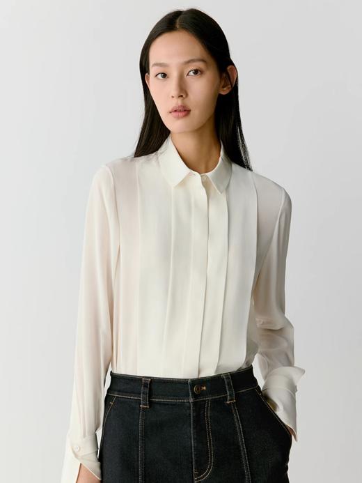 LPIUTY品牌直发⚠️蚕丝双绉长袖衬衫 C12TJ-99950 商品图2