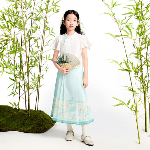 女童套装夏季新款安奈儿童装实体店同款AG521661 商品图3