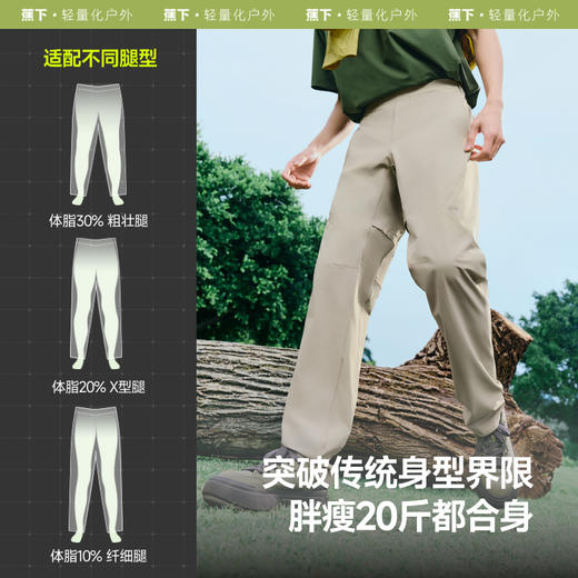 【25年新品】蕉下男士弹力扩容户外裤EL594防晒休闲裤 商品图2