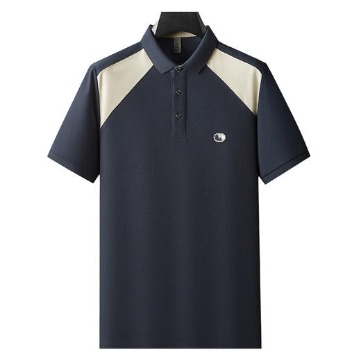 【DDP】大依优型大码短袖POLO衫加肥加大半袖拼色polo衫夏季薄款肥佬时尚休闲胖子上衣 商品图0