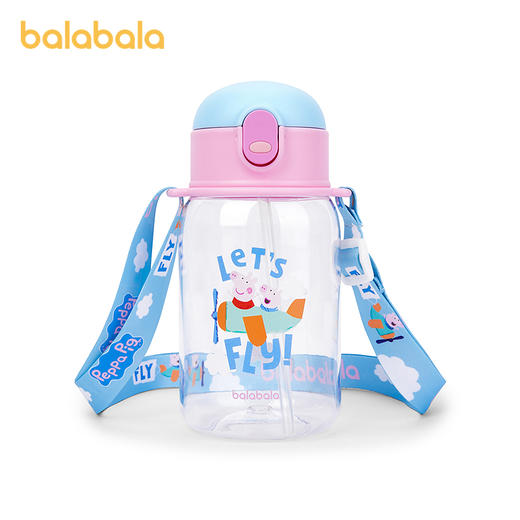 【小猪佩奇IP】巴拉巴拉儿童冷水杯女童吸管水杯便携可爱 商品图4