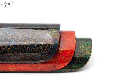 三希堂  流霞系列  犀皮金漆茶则 商品图9