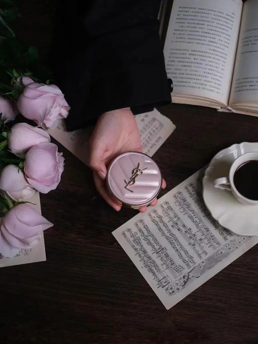 D030619新款冰川粉嫩色质感皮纹限量皮革粉气垫 商品图1