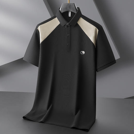 【DDP】大依优型大码短袖POLO衫加肥加大半袖拼色polo衫夏季薄款肥佬时尚休闲胖子上衣 商品图2