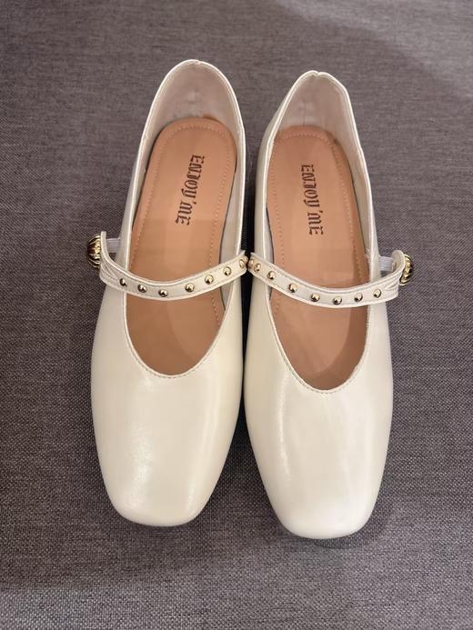 【门店同款】ENJOY春季韩版金属扣跟鞋 155805217 商品图0