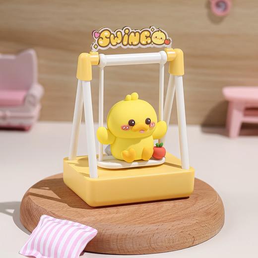 【趣味秋千摆件，秋千一摇烦恼消~】新款招财猫财神爷荡秋千摆件 办公室桌面车装饰 解压儿童礼品玩具-QQ 商品图8