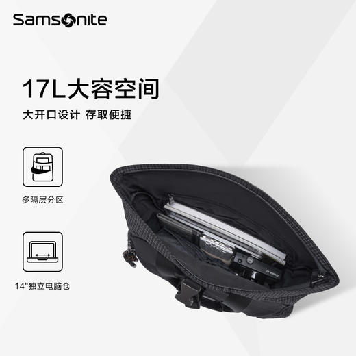 新秀丽JEREMY系列棋盘格时尚公文包NS6*102 商品图2