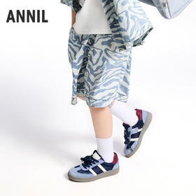 男童全腰牛仔中裤夏季新款安奈儿童装实体店同款AB526640