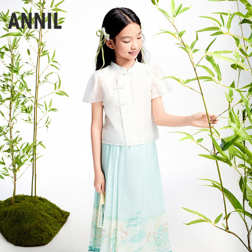女童套装夏季新款安奈儿童装实体店同款AG521661 商品图0