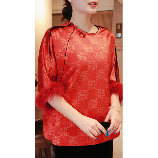 【2026东衣作】新中式衬衣（25708084巳巳如意-奢定款） 商品图6