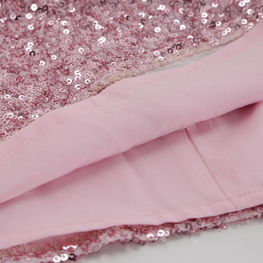 QF808斯尔丽2025新款礼服商场同款宴会大气高端面料柔软悬垂亮片连衣裙 商品图8