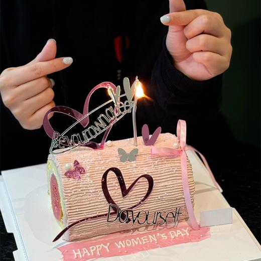 【碟屿春信】浪漫氛围感生日蛋糕 商品图0