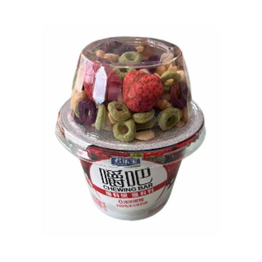 君乐宝嚼吧爆料碗零蔗糖酸奶150g+30g 商品图0