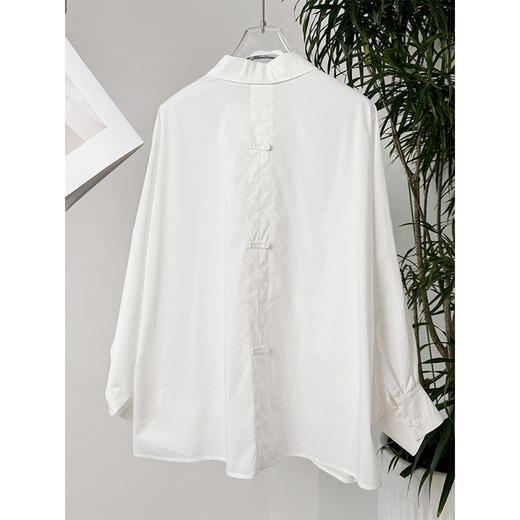 Y5C01B1128 100支高支高密精纺棉小立领休闲宽松衬衫夏季RJ005 商品图4