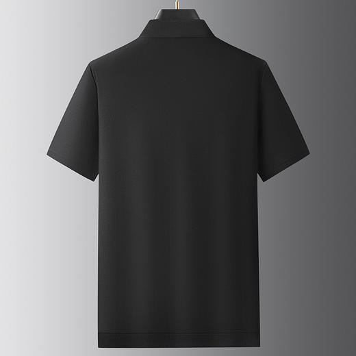 【棉质】【DDP】大依优型大码拉链款短袖POLO衫加肥大码男士翻领短袖体恤夏季款胖子休闲百搭半拉链棉 商品图3