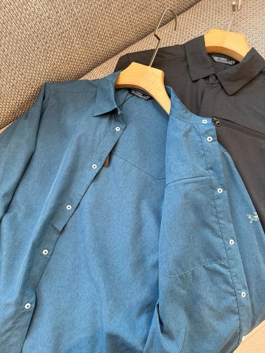 点此购买 始祖鸟春秋季男士梭织商务休闲速干衬衫衬衣 bk 311172 商品图14