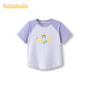 巴拉巴拉儿童短袖女童t恤2025新款夏装大童撞色印花上衣速干凉感 商品缩略图4