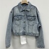 MZ双口袋贴钻复古牛仔外套（蓝）春季 351020510321 商品缩略图4