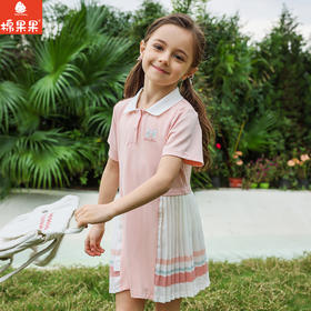 棉果果夏季商场专柜同款女童POLO连衣裙M222701425284