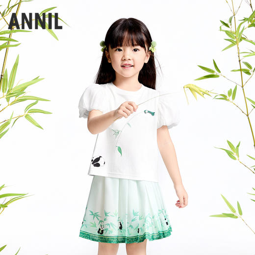 女童液氨套装夏季新款安奈儿童装实体店同款XG521702 商品图0