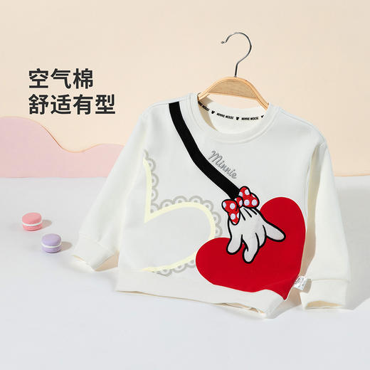 迪士尼可爱米妮小童外衣卡通系列上衣套头卫衣 商品图1