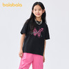 巴拉巴拉童装儿童短袖女童t恤2025新款夏装大童速干印花上衣甜美 商品缩略图1