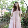 两三事停在云边短袖款娃娃领春夏连衣裙法式风度假松弛感慵懒风 商品缩略图1