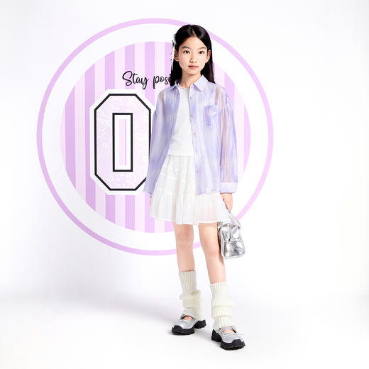 女童梭织上衣夏季新款安奈儿童装实体店同款AG521709 商品图3