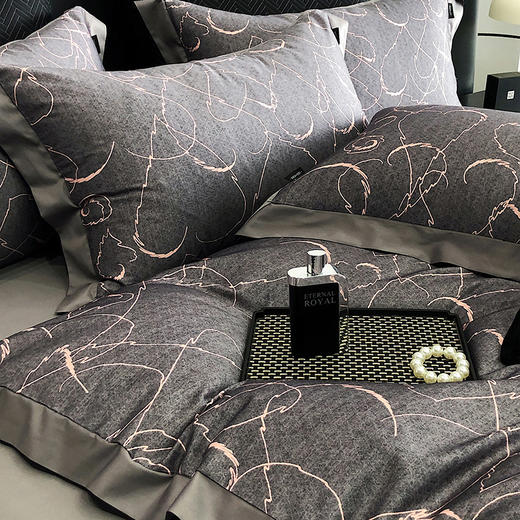 【清仓229元起/套】轻奢高端100支新疆长绒棉四件套  烫绣设计全棉套件（礼盒装）【不支持退换货】 商品图11