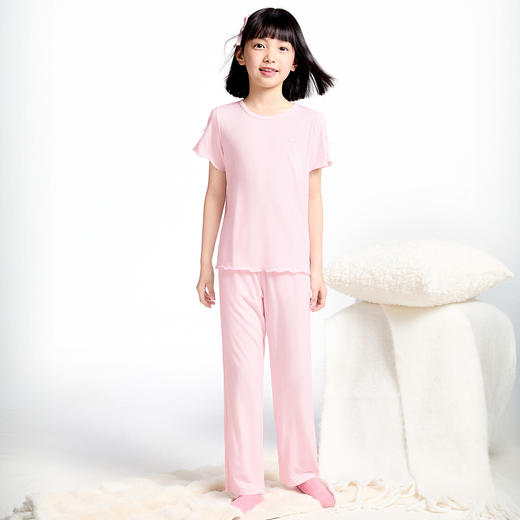 女童7A抗菌家居服套装夏季新款安奈儿童装实体店同款JG521703 商品图6