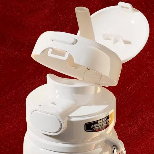 哪吒*熊本士联名款新版双盖吸管保温杯 商品图3