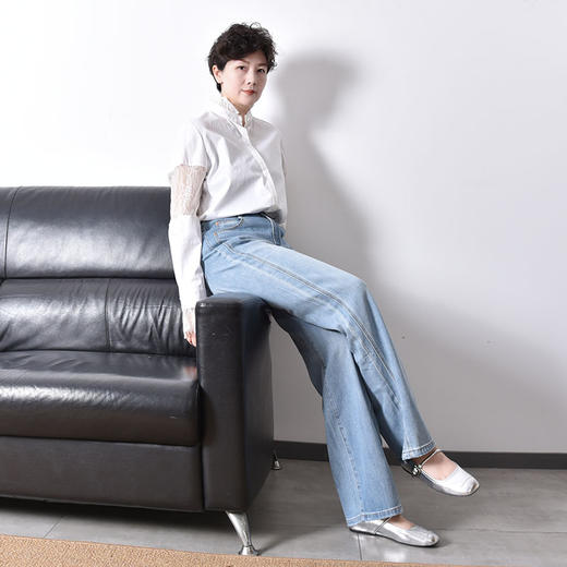 SAINT L’UCK/圣媛女装直筒牛仔裤SA125C02 商品图2